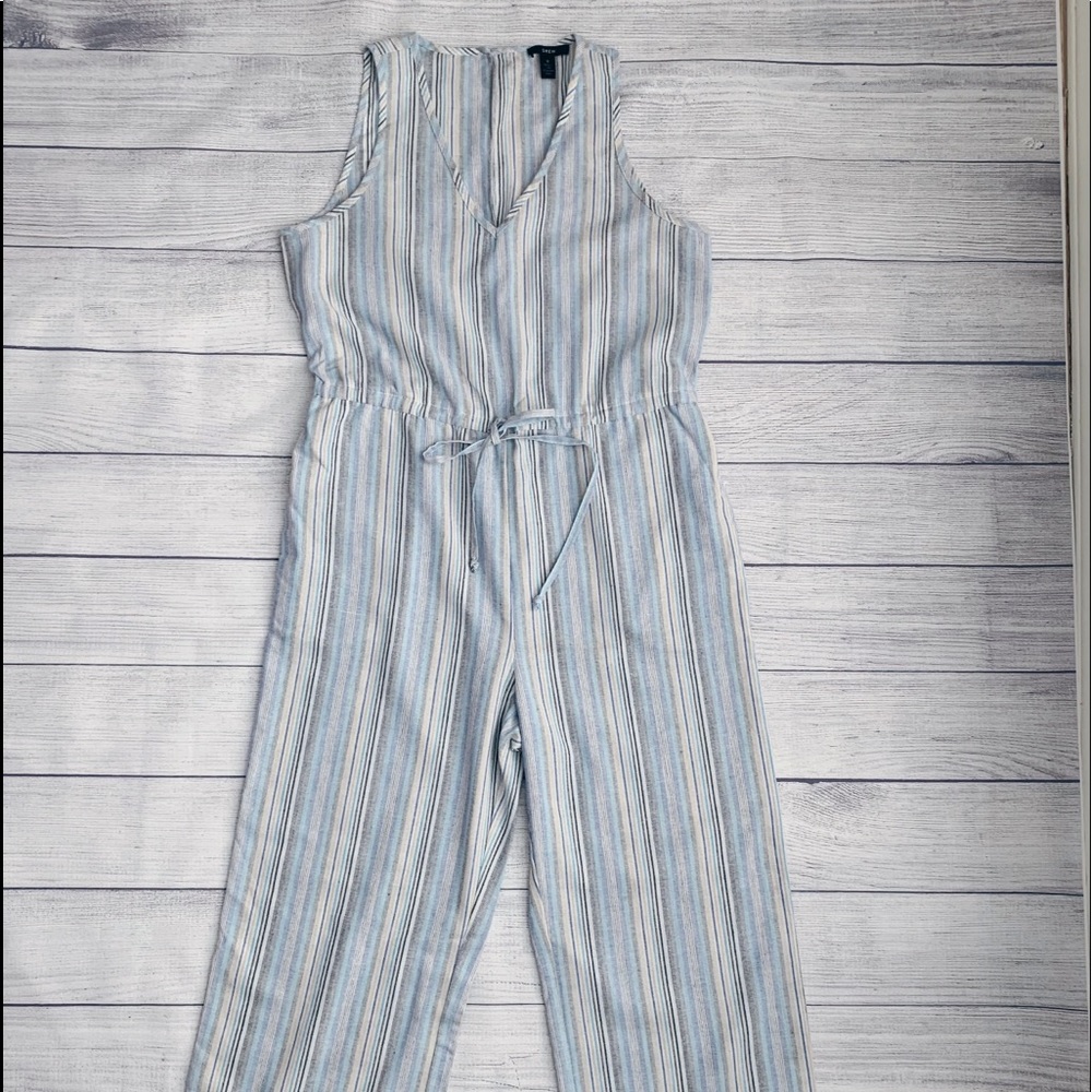 Drew Anthropologie Cole Jumpsuit/Blue Sz Med